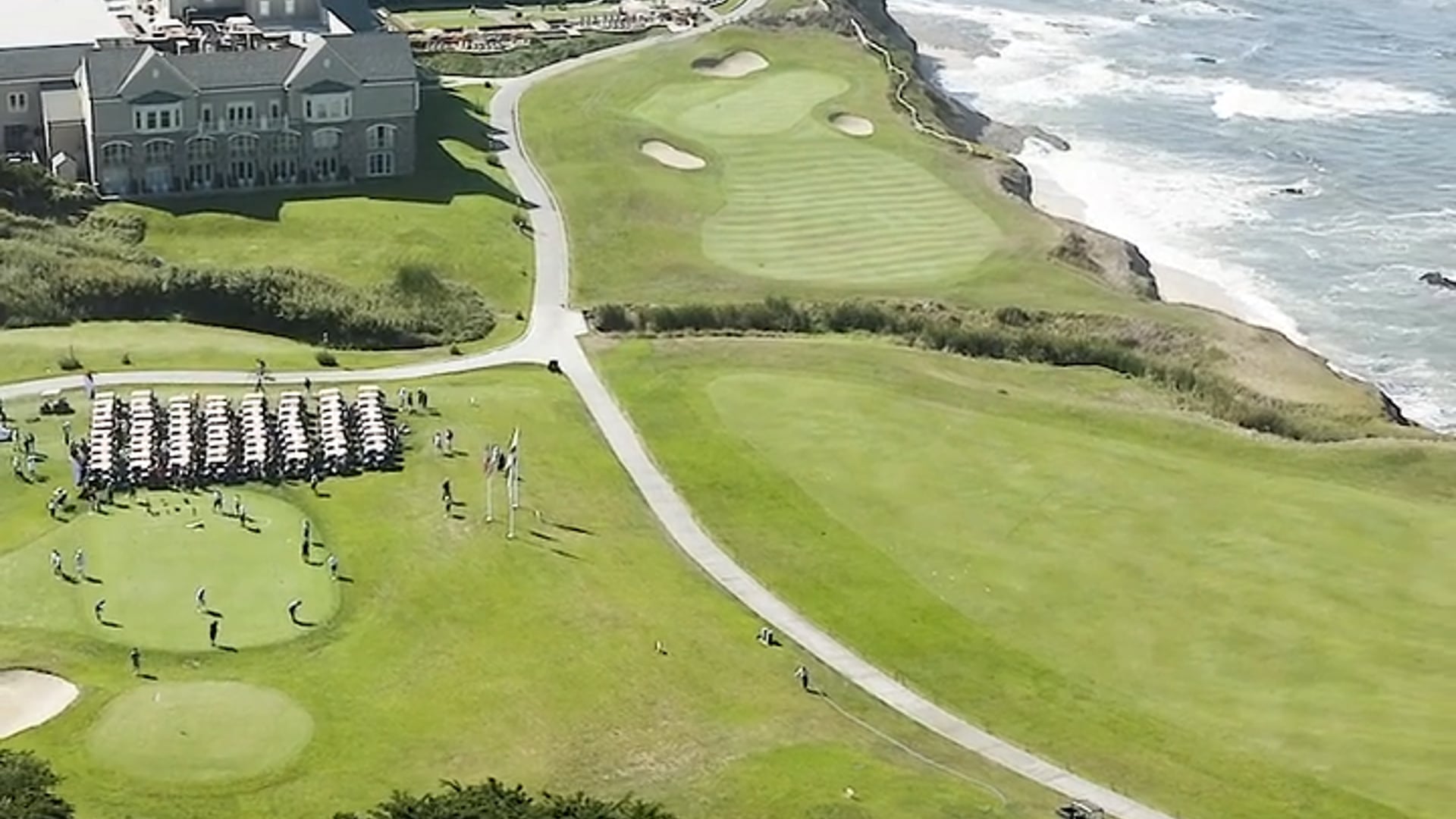 Golf tournament at the Ritz Carlton Half Moon Bay
